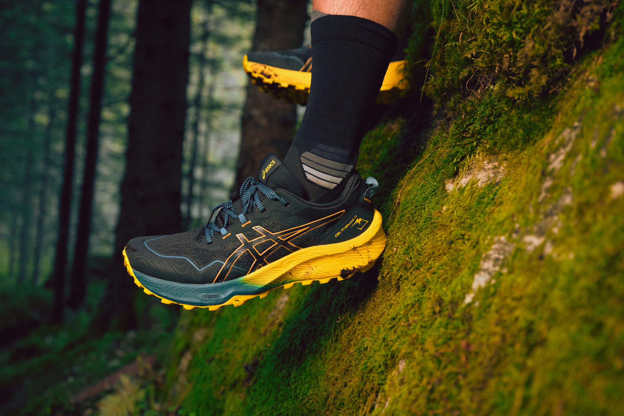 ASICS partenaire du Rock n'Trail - chaussure running run Normandie Trabuco 11 testing shoes reco reconnaissance terrain